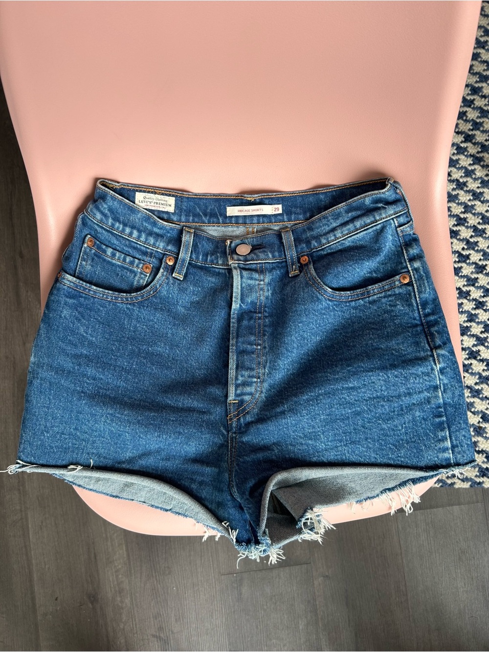 Levi’s Ribcage Denim Shorts